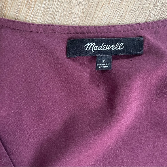 MADEWELL | 100% silk star print flutter mini dress style H3616 size 2 - Picture 3 of 8